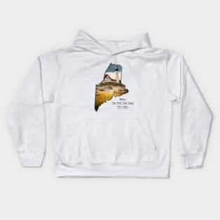 Maine USA Kids Hoodie